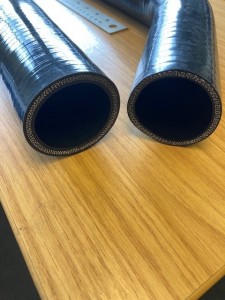 long silicone hoses end